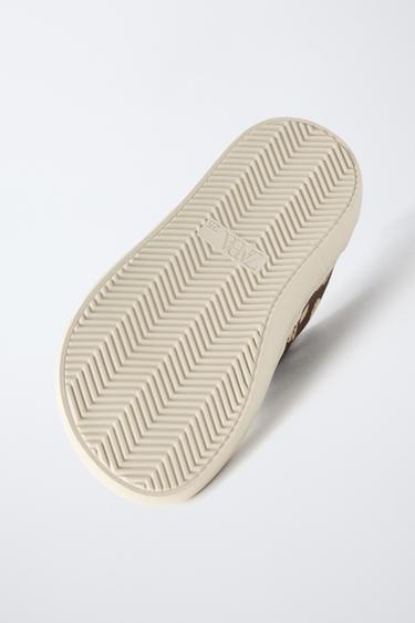 TENNIS OU BASKET TAUPE - Marron de Zara - Image 6