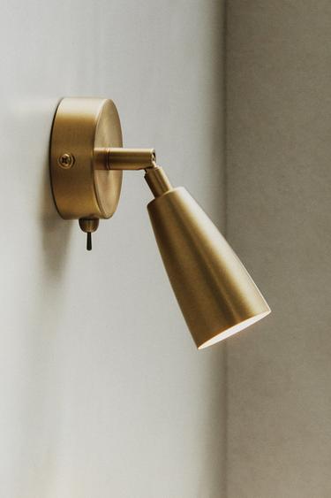SPOTLIGHT | METAL WALL LAMP - Golden by Zara