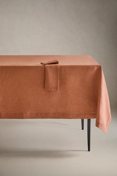 NAPPE LIN LAVÉ COULEUR - Tuile de Zara