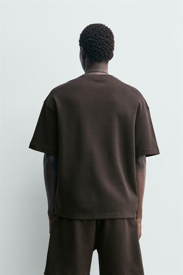 RELAXED FIT INTERLOCK SWEATSHIRT - Dark brown by Zara - Image 2