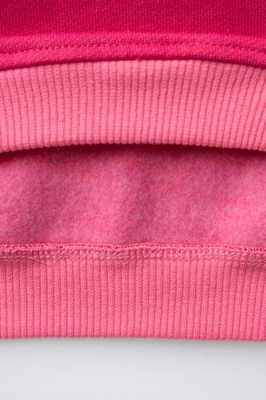 SWEAT À IMPRIMÉ MONTAGNE - Fuchsia de Zara - Image 3