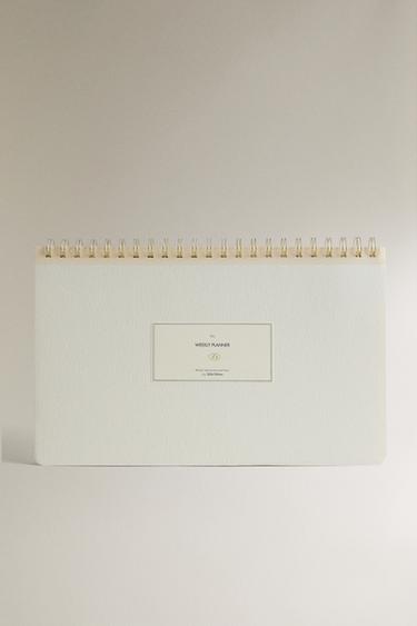 WEEKLY DESK PLANNER - Ecru by Zara