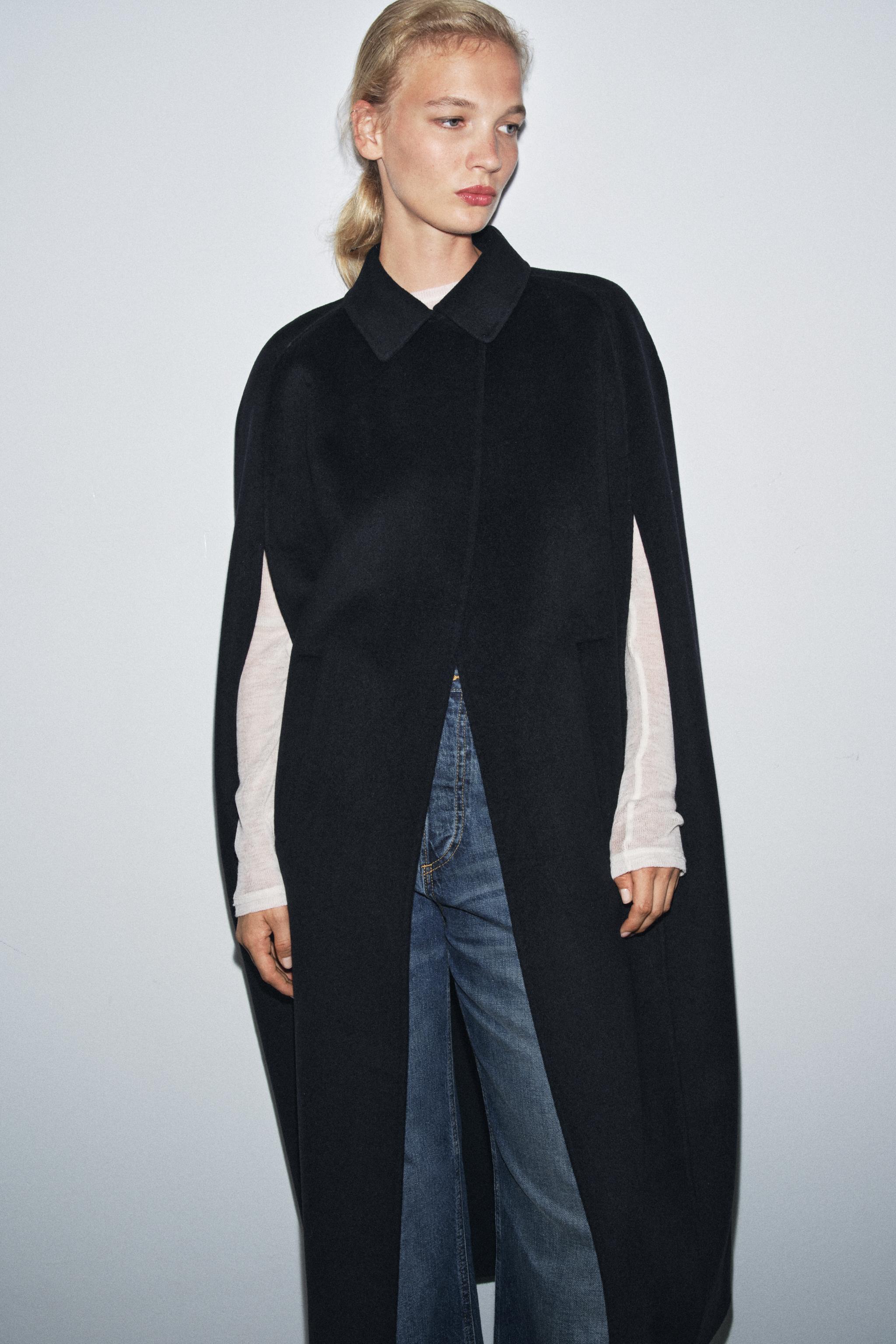 CAPE OVERSIZE AVEC LAINE ZW COLLECTION ÉDITION LIMITÉE