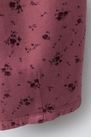 FLORAL BAGGY TROUSERS - Pink by Zara - Image 3