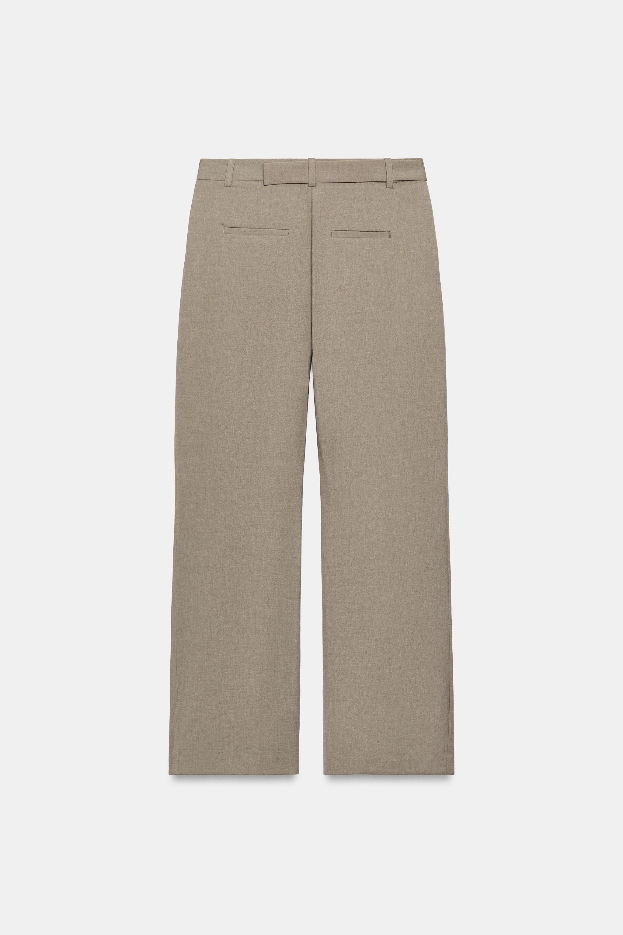 PLEATED BELTED PANTS ZW COLLECTION