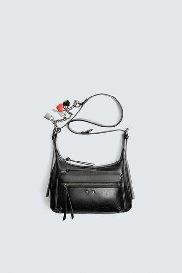 BANDOLERA CADENA - Negro de Zara