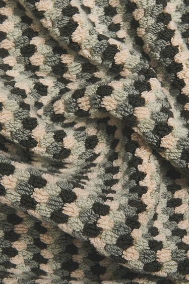 GEOMETRIC JACQUARD BATH MAT - Multicoloured by Zara - Image 2