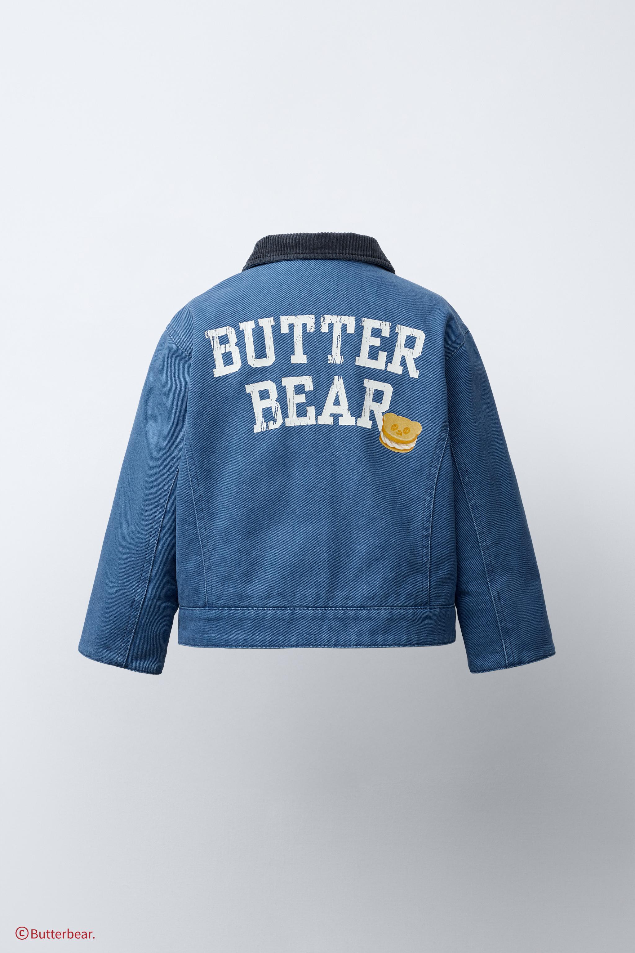 コーデュロイ襟 BUTTERBEAR © ジャケット - 濃青 | ZARA Japan