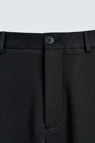 LOOSE-FITTING RELAXED FIT TROUSERS - Dark navy by Zara - Image 8