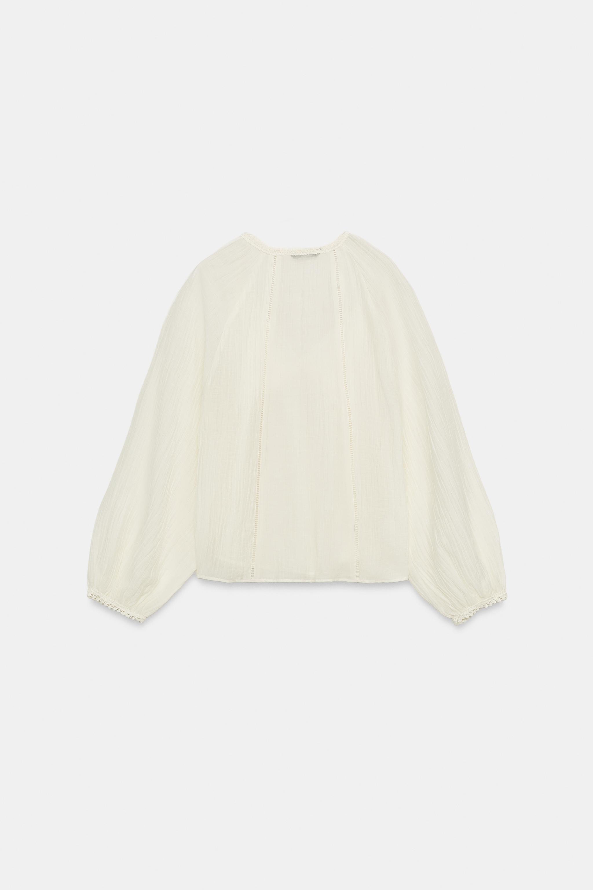 BLOUSE BIMATIÈRE CROCHET