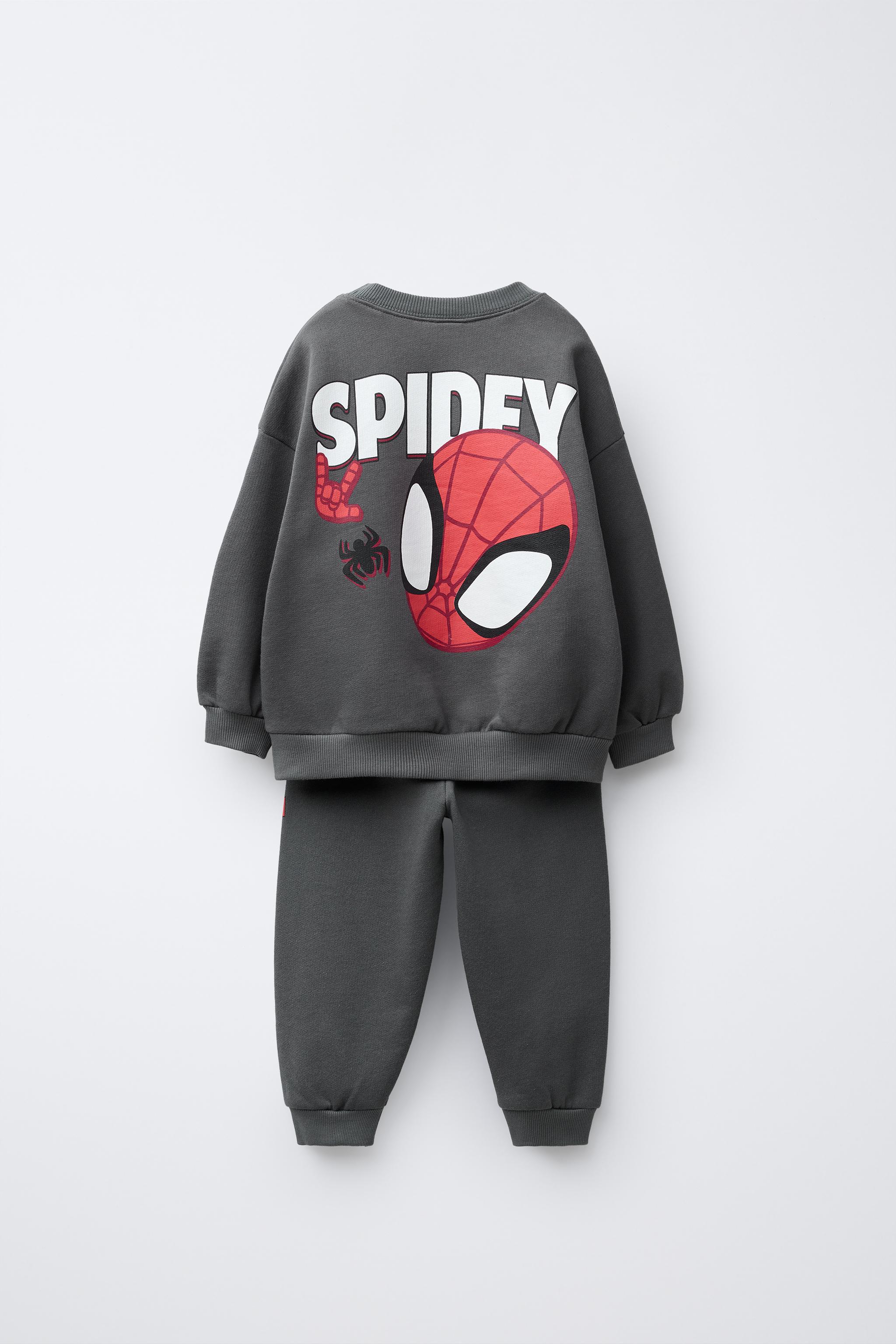 Marvel×Picone コラボお洋服 2点 SPIDER-MAN © MARVEL ジョギングセット - カーボングレー | ZARA