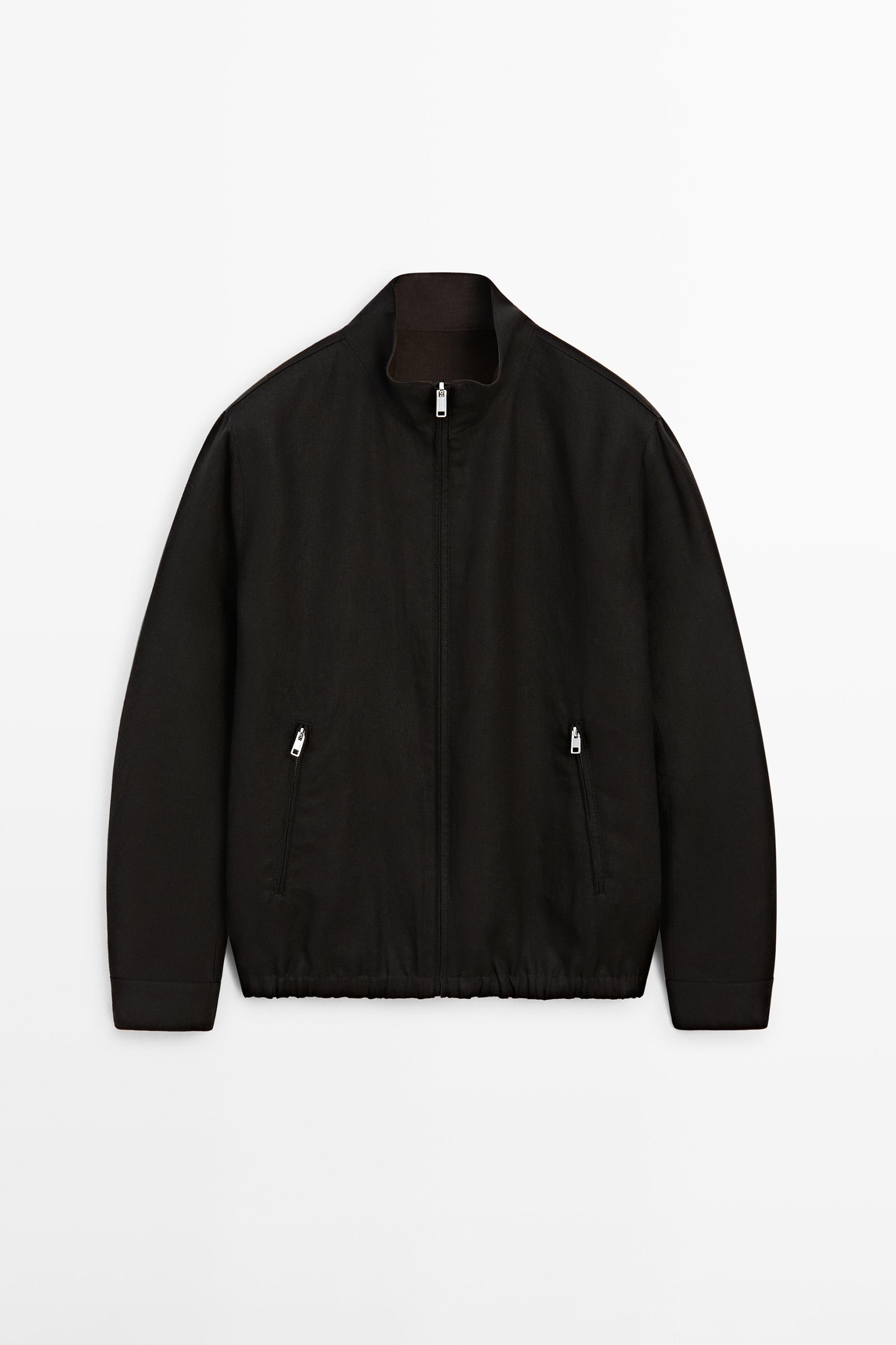 Blouson réversible lin