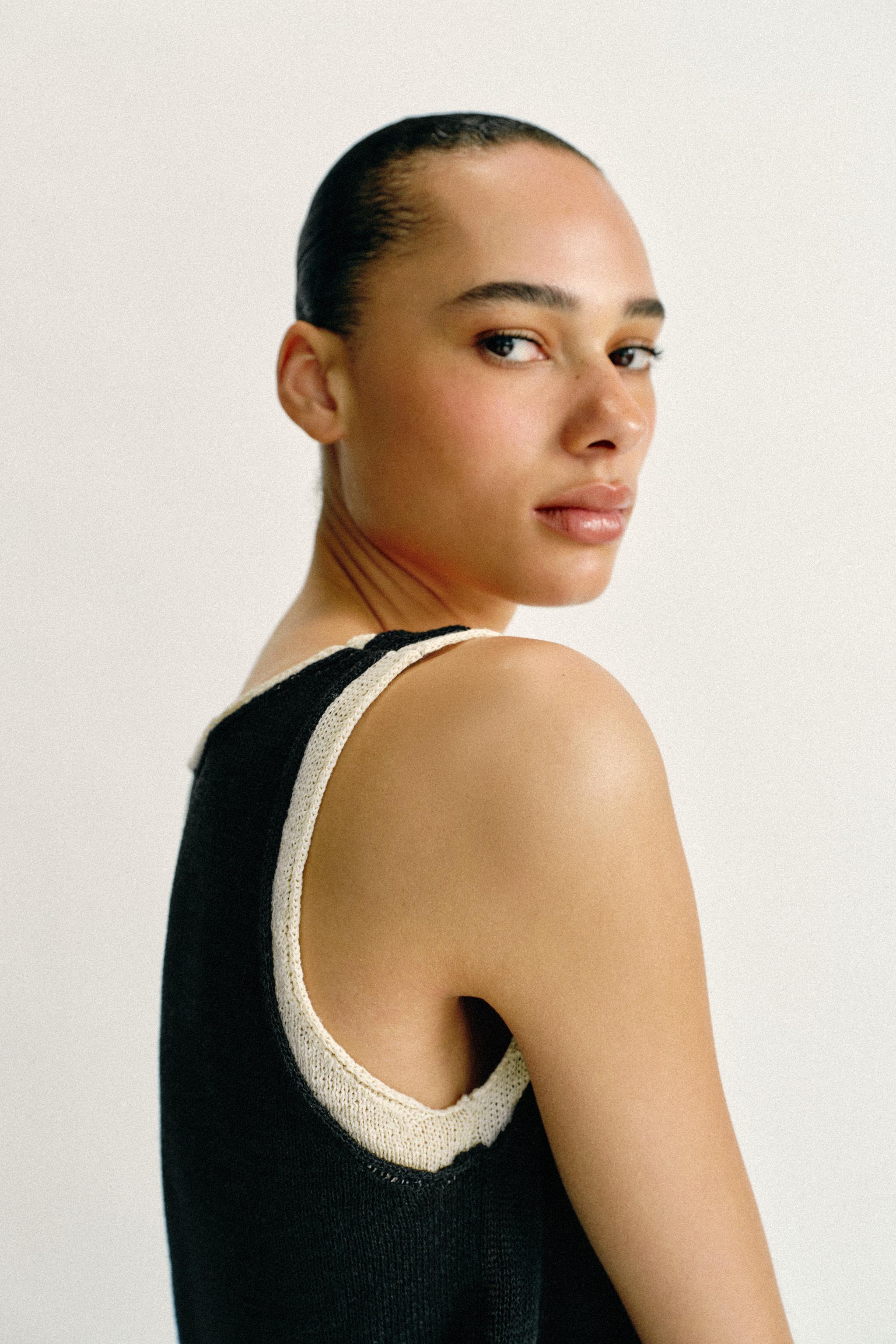 COMBINED KNIT TOP