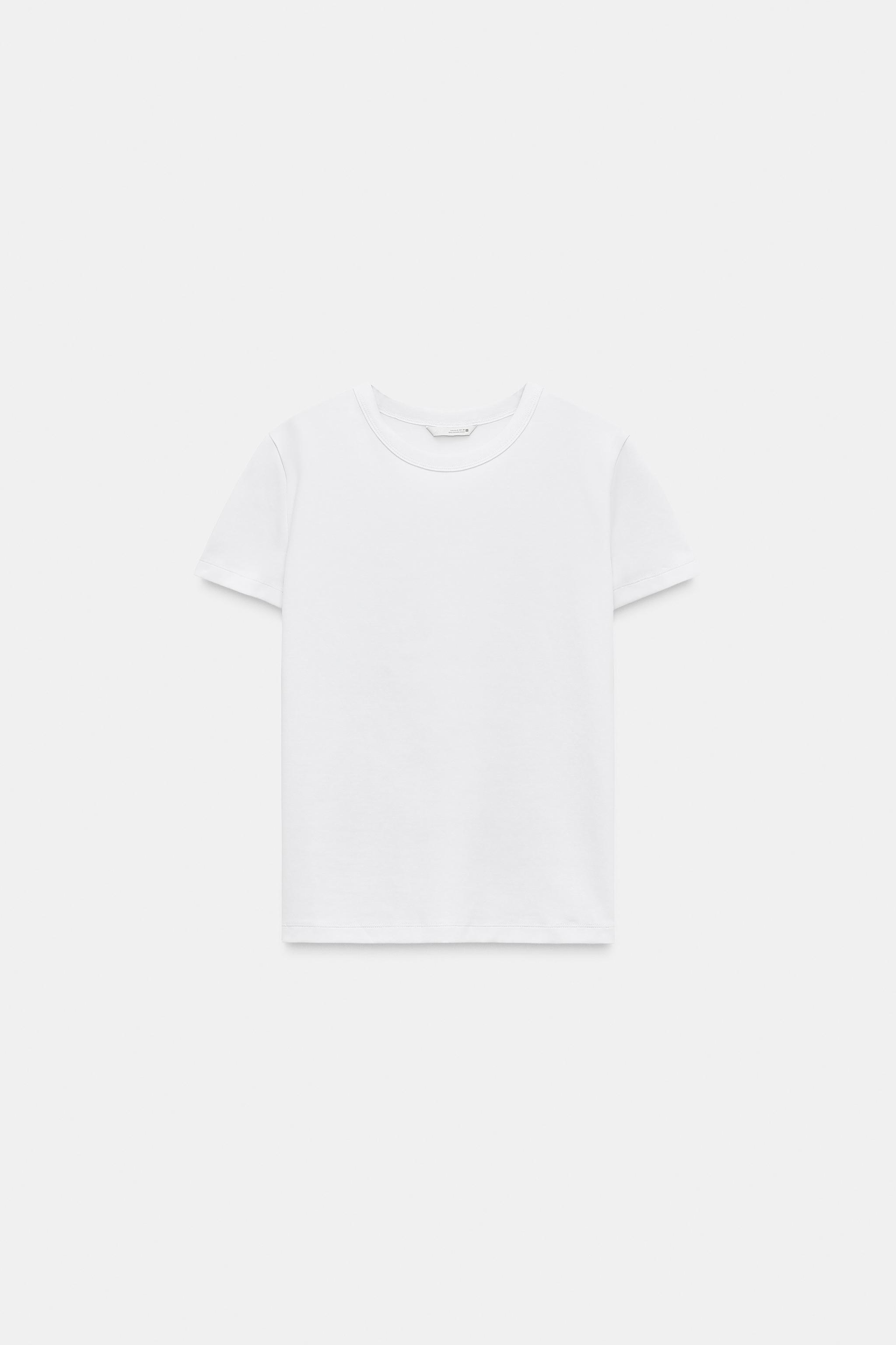 INTERLOK KISA KOLLU T-SHIRT - Görsel 5