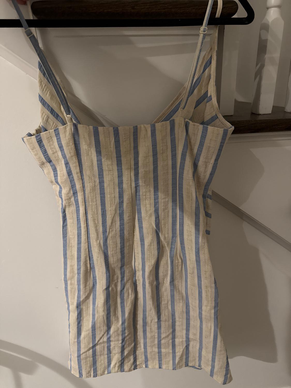 VESTIDO MINI TIRANTES RAYAS - Image 3