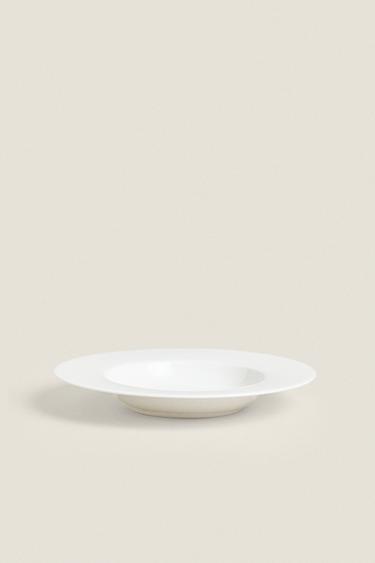 BONE CHINA SOUP PLATE — White 1