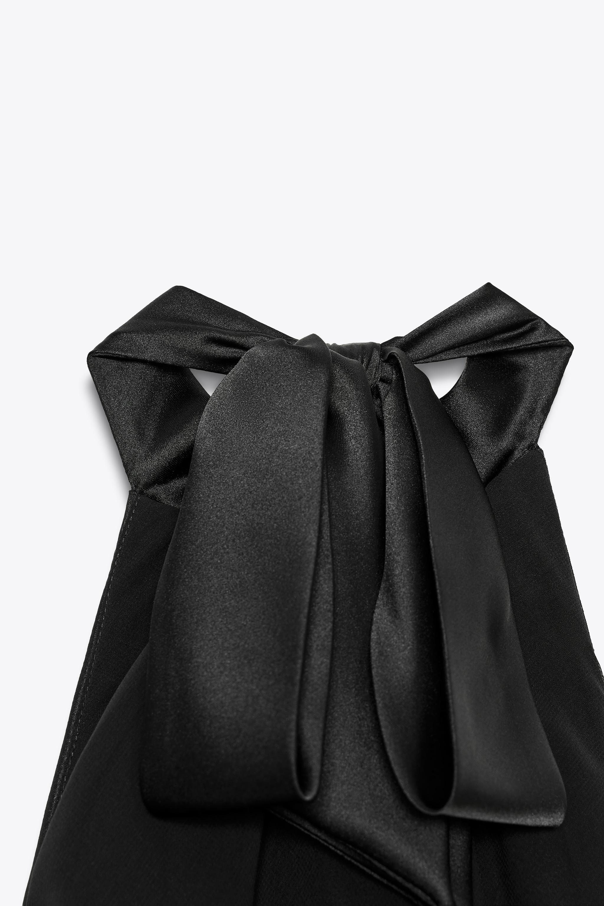OPEN BACK SATIN MIDI DRESS