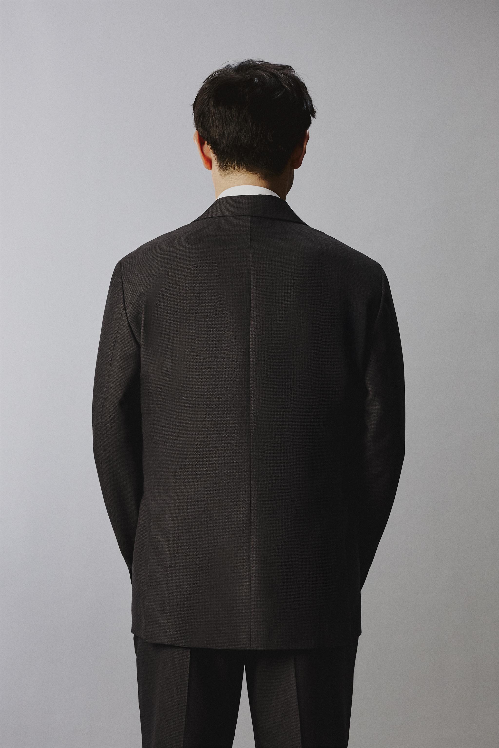 VESTE DE COSTUME PIED-DE-POULE