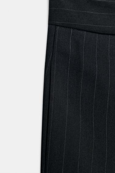 PANTALON À PINCES RAYURES TENNIS ZW COLLECTION - rayures de Zara - Image 6