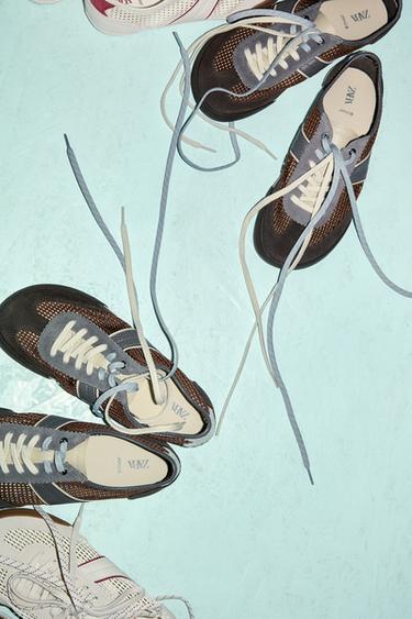 BAREFOOT MESH TRAINERS - Brown by Zara - Image 2