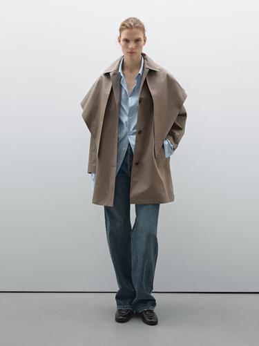 Trench foulard amovible - Kaki clair de Zara - Image 0