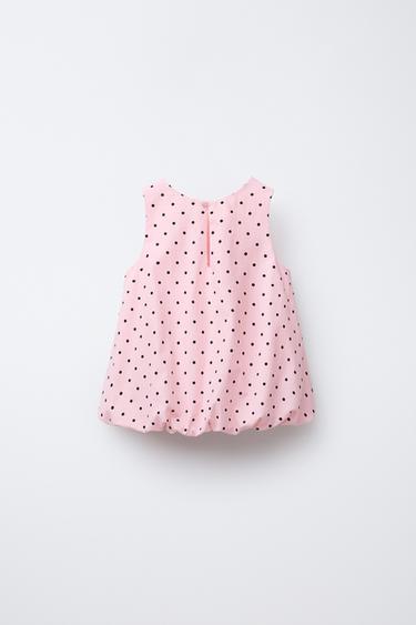 POLKA DOT BALLOON TOP - Pink by Zara - Image 1