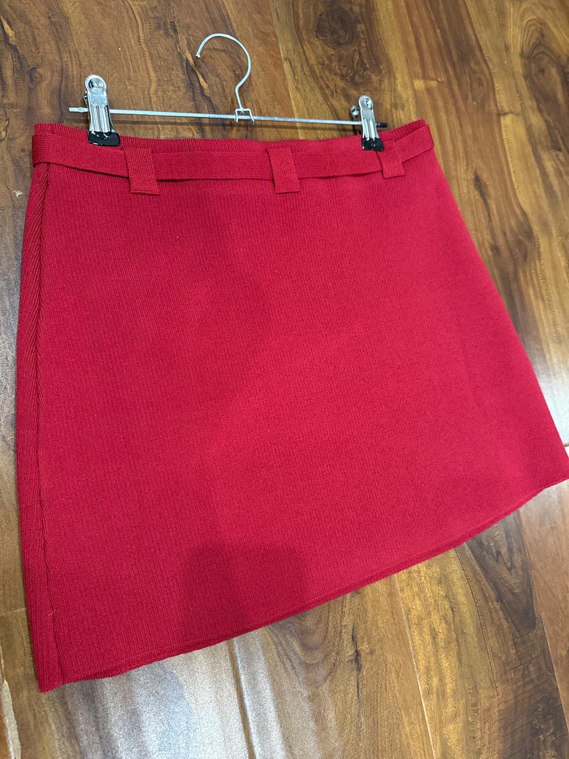 KNIT SKIRT WITH BELT - Image 4
