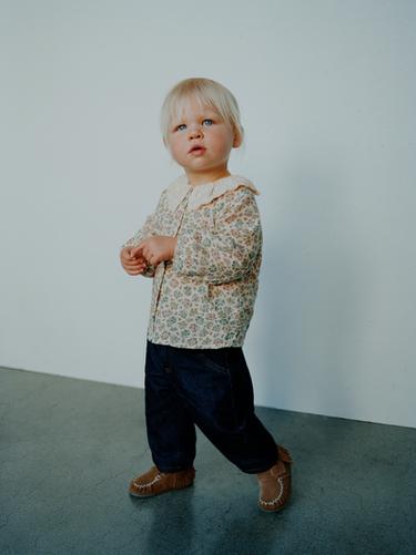 JEANS BAGGY - Índigo de Zara