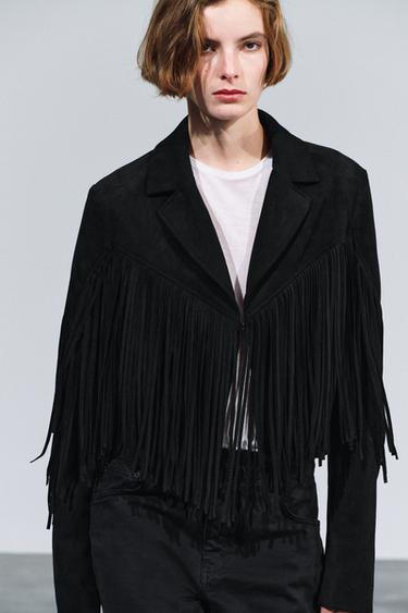 FRINGED JACKET — Black 1