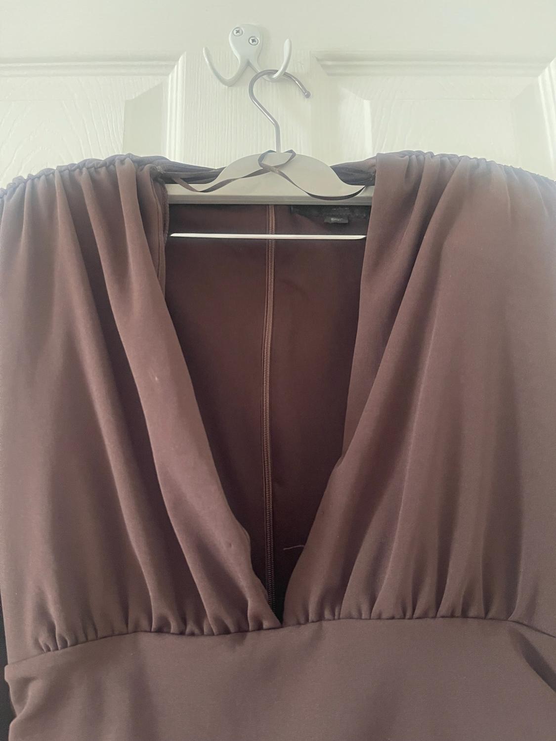 DRAPED MIDI DRESS - Image 4