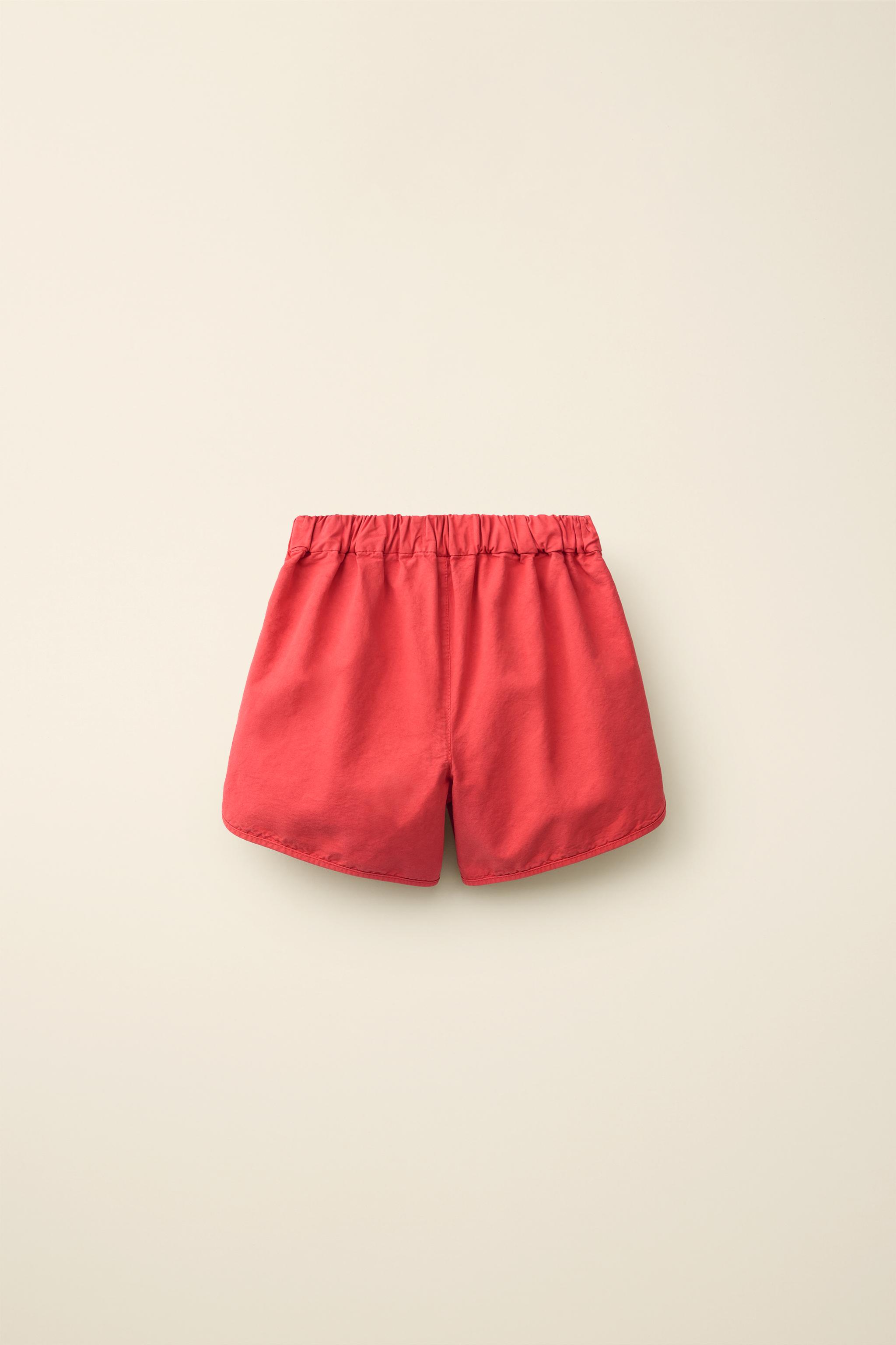 PLAIN SHORTS CREATED BY CARAMEL LONDON X ZARA - Red | ZARA United
