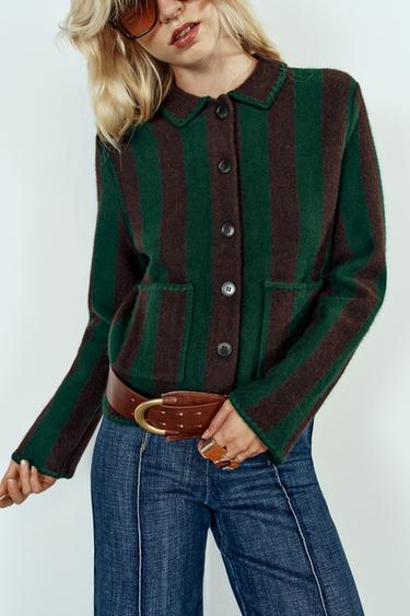 STRIPED CARDIGAN — only one 1