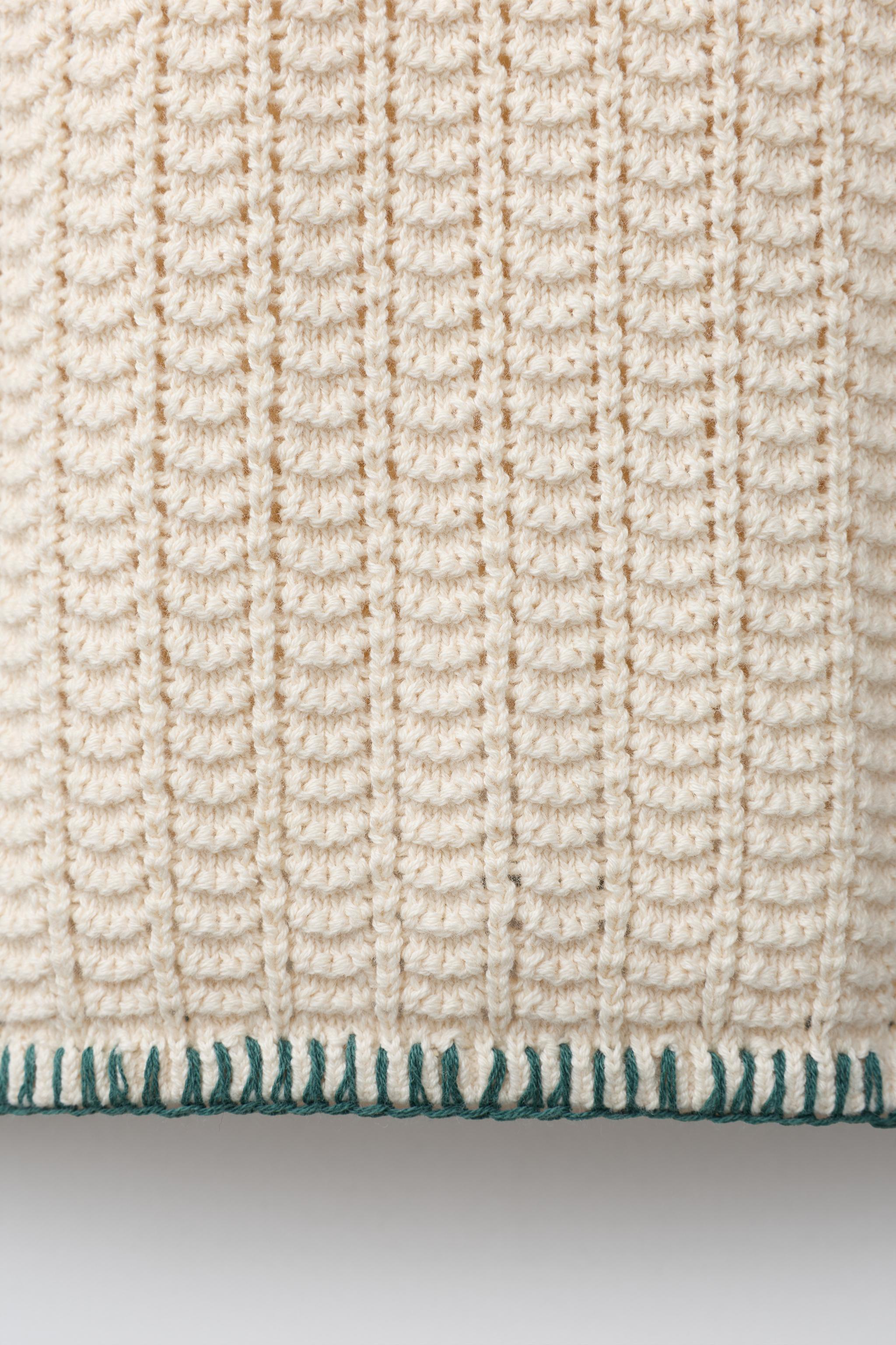 STITCHED KNIT POLO