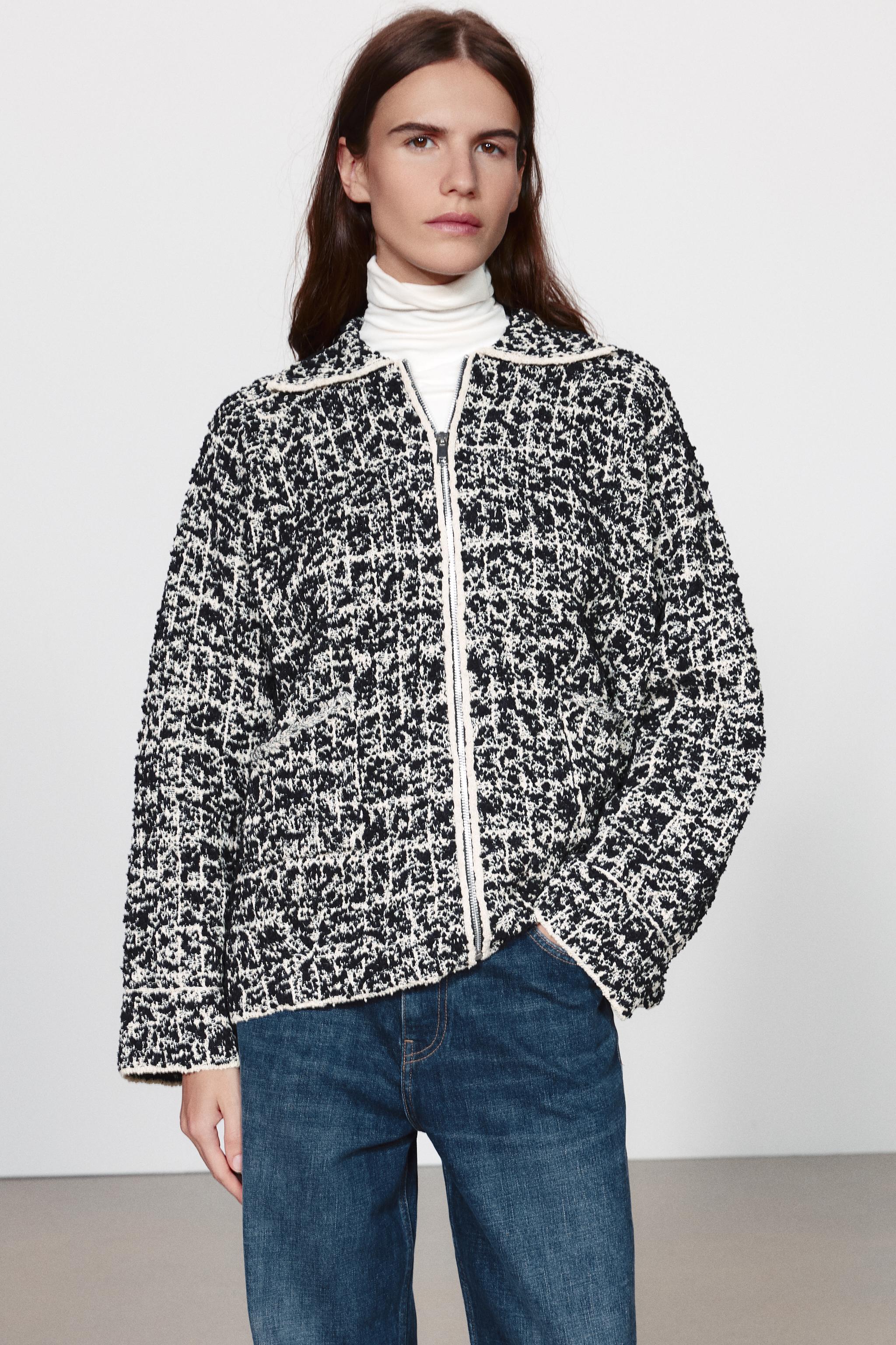 VESTE EN MAILLE STRUCTURÉE