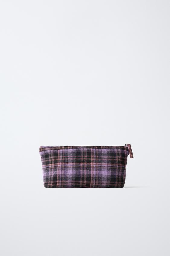 TROUSSE À CARREAUX - Violet de Zara - Image 5