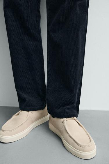 CASUAL LEATHER SHOES - Ecru White by Zara - Image 2