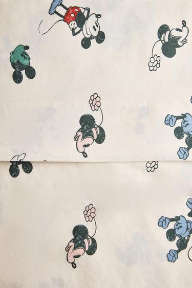 KIDS' MICKEY & MINNIE ©DISNEY FLAT SHEET - Multicoloured by Zara - Image 4