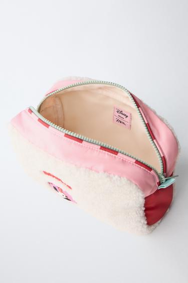 MINNIE MOUSE © DISNEY FAUX SHEARLING TOILETRY BAG - Pink by Zara - Image 3