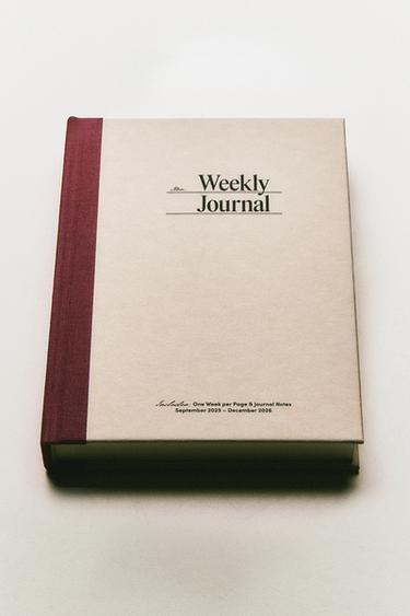 WEEKLY VIEW DIARY - Burgundy by Zara - Image 5
