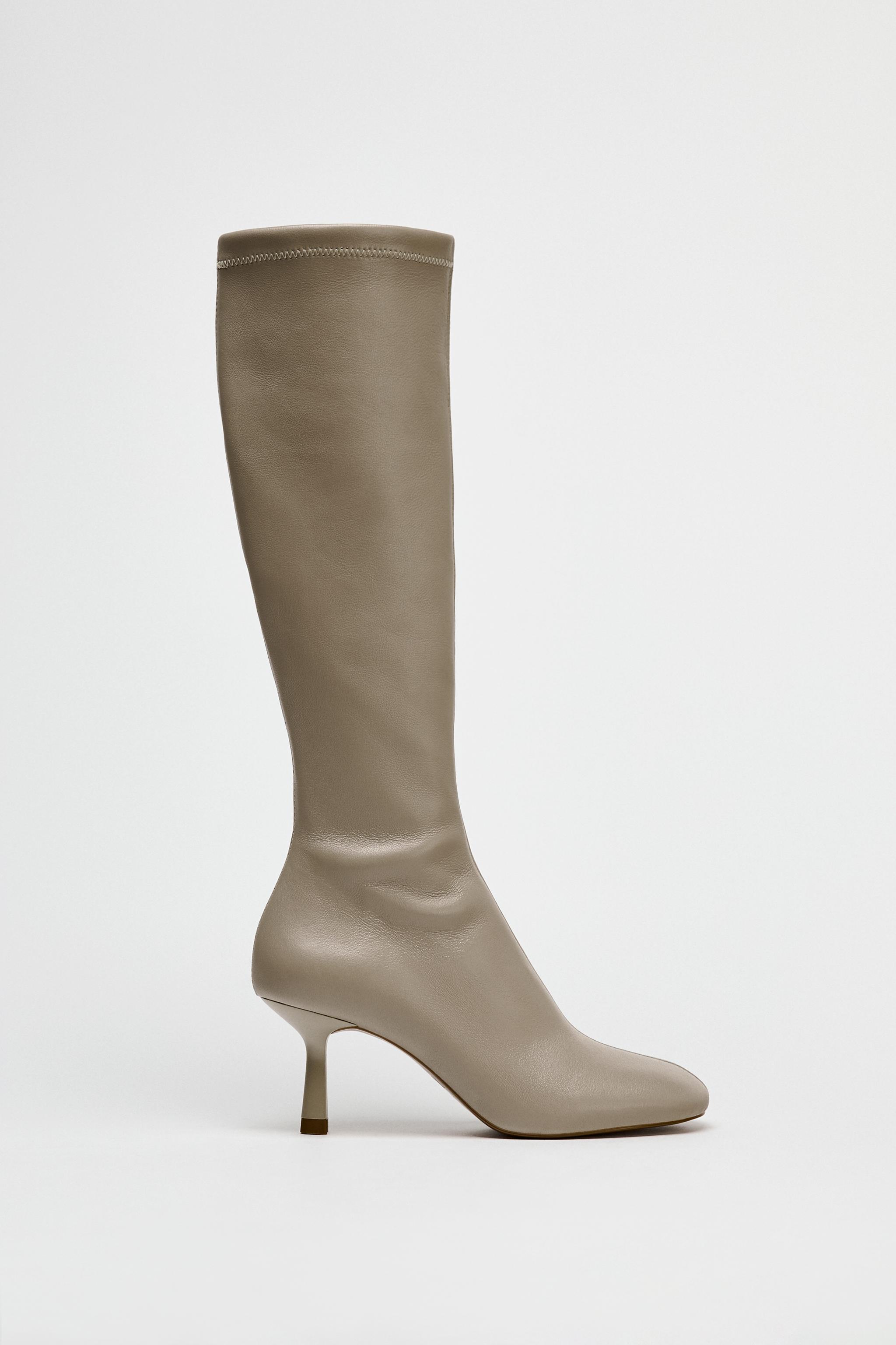 Women s White Boots Explore our New Arrivals ZARA United States