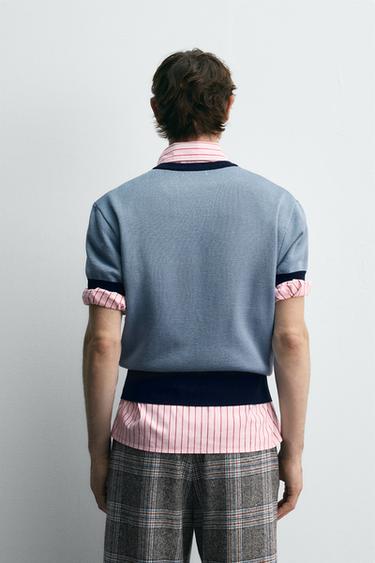 T-SHIRT EN MAILLE DONALD DUCK HARRY LAMBERT FOR ZARA X DISNEY - Bleu de Zara - Image 2