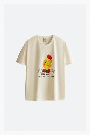 T-shirt Limoncella x The Animals Observatory - Beige clair de Zara