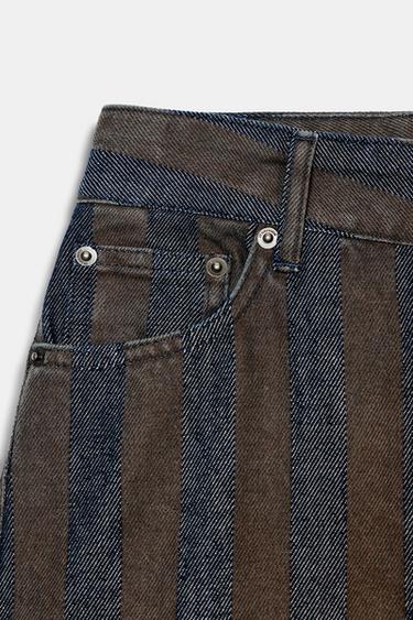 ZW COLLECTION BARREL MID-WAIST JEANS - Blue by Zara - Image 6