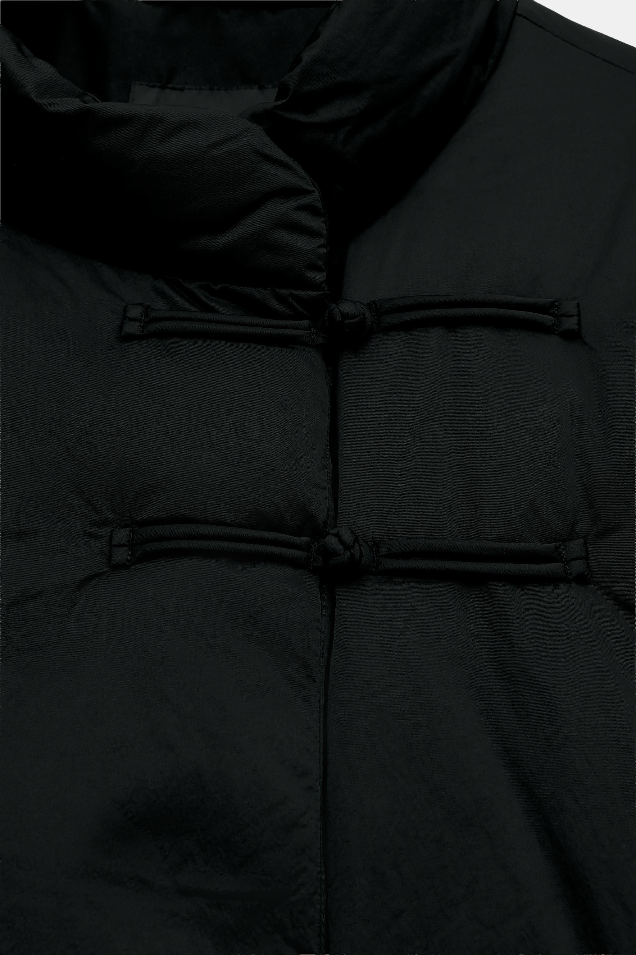 WATER-REPELLENT SHORT ANORAK WITH FROG FASTENING