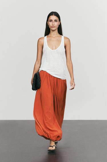 Zara Pleated sarouel trousers total look - 353 - Image 0