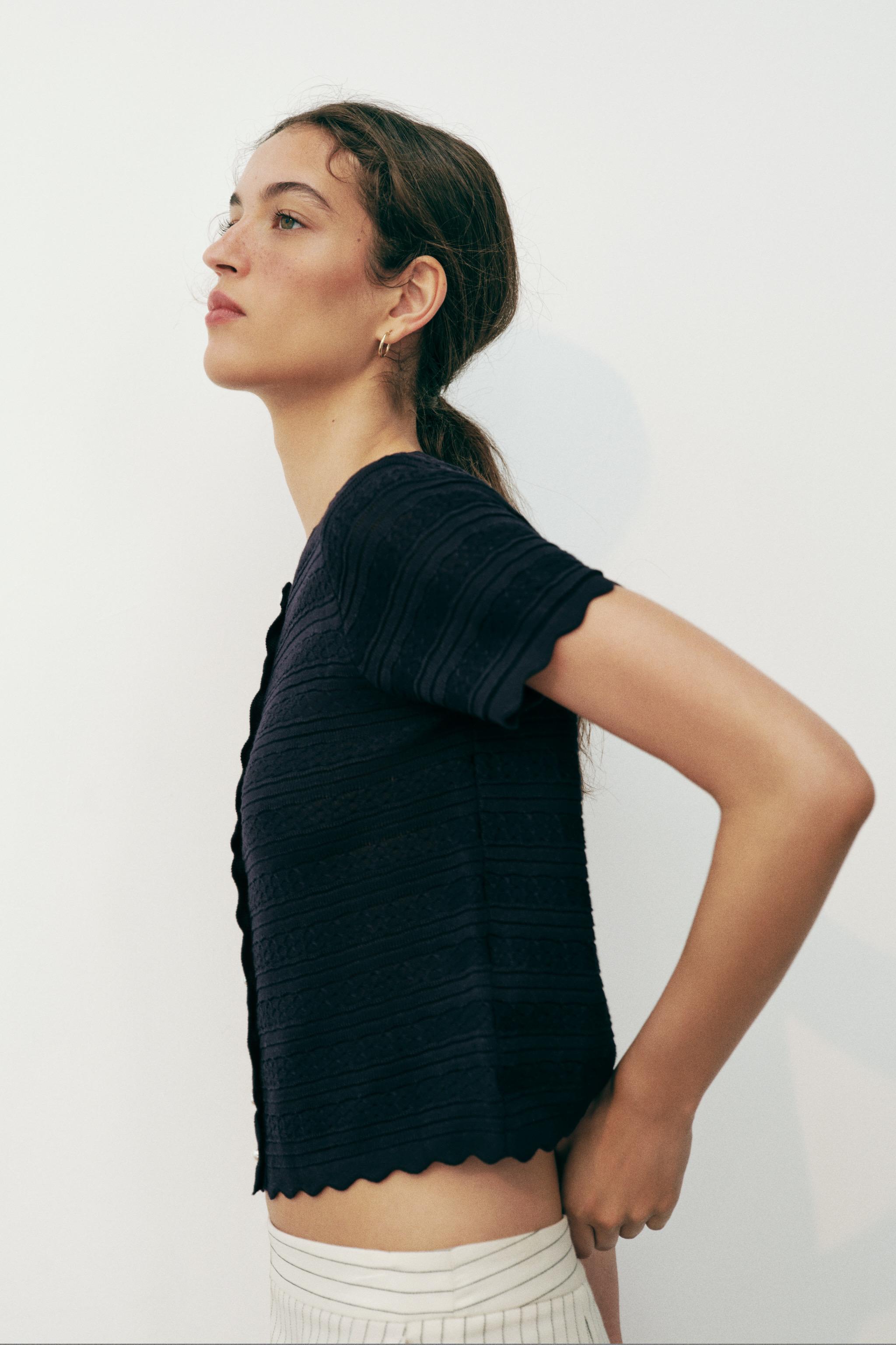 PEARL BUTTON CARDIGAN