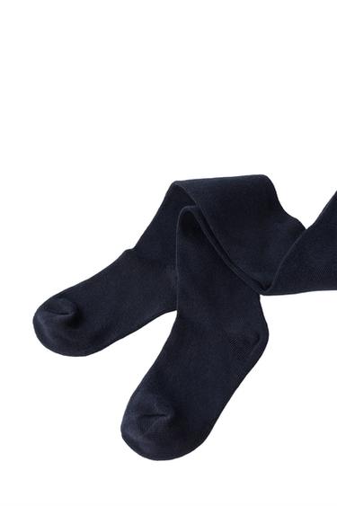 TWO-PACK OF PLAIN TIGHTS — Navy blue 2
