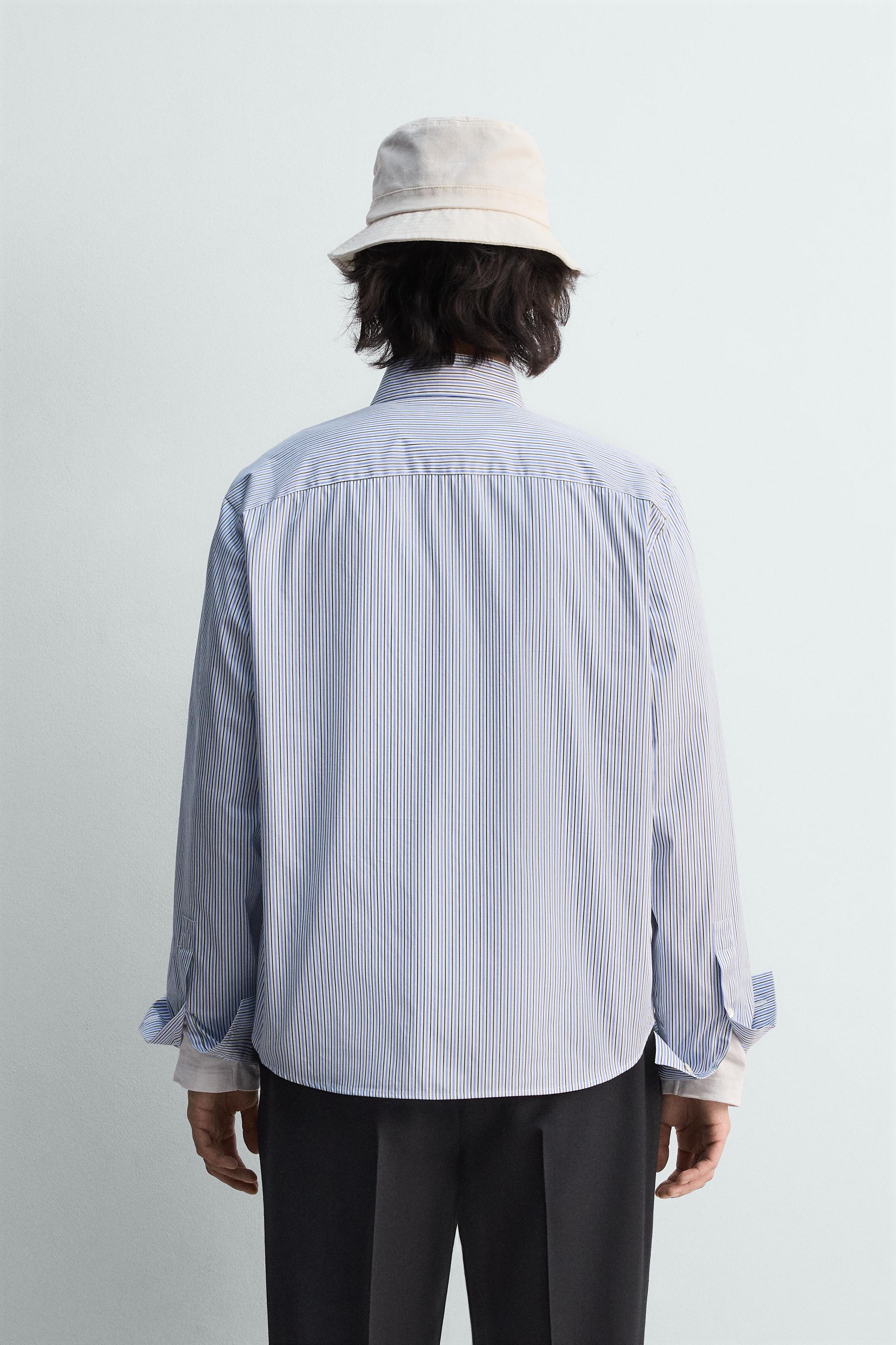 RELAXED FIT STRIPED SHIRT