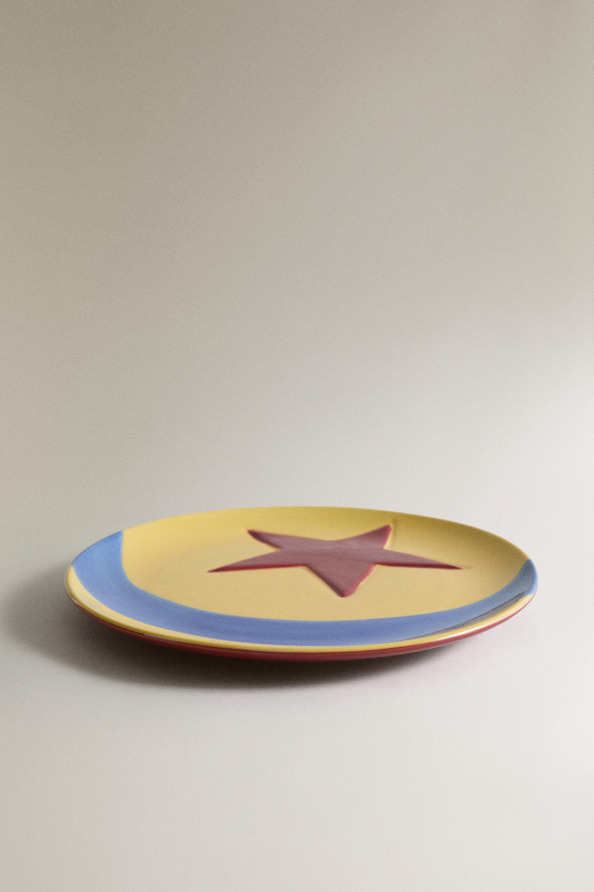 KIDS' MONSTERS, INC. ©DISNEY/PIXAR BALL STONEWARE PLATE — Multicoloured
