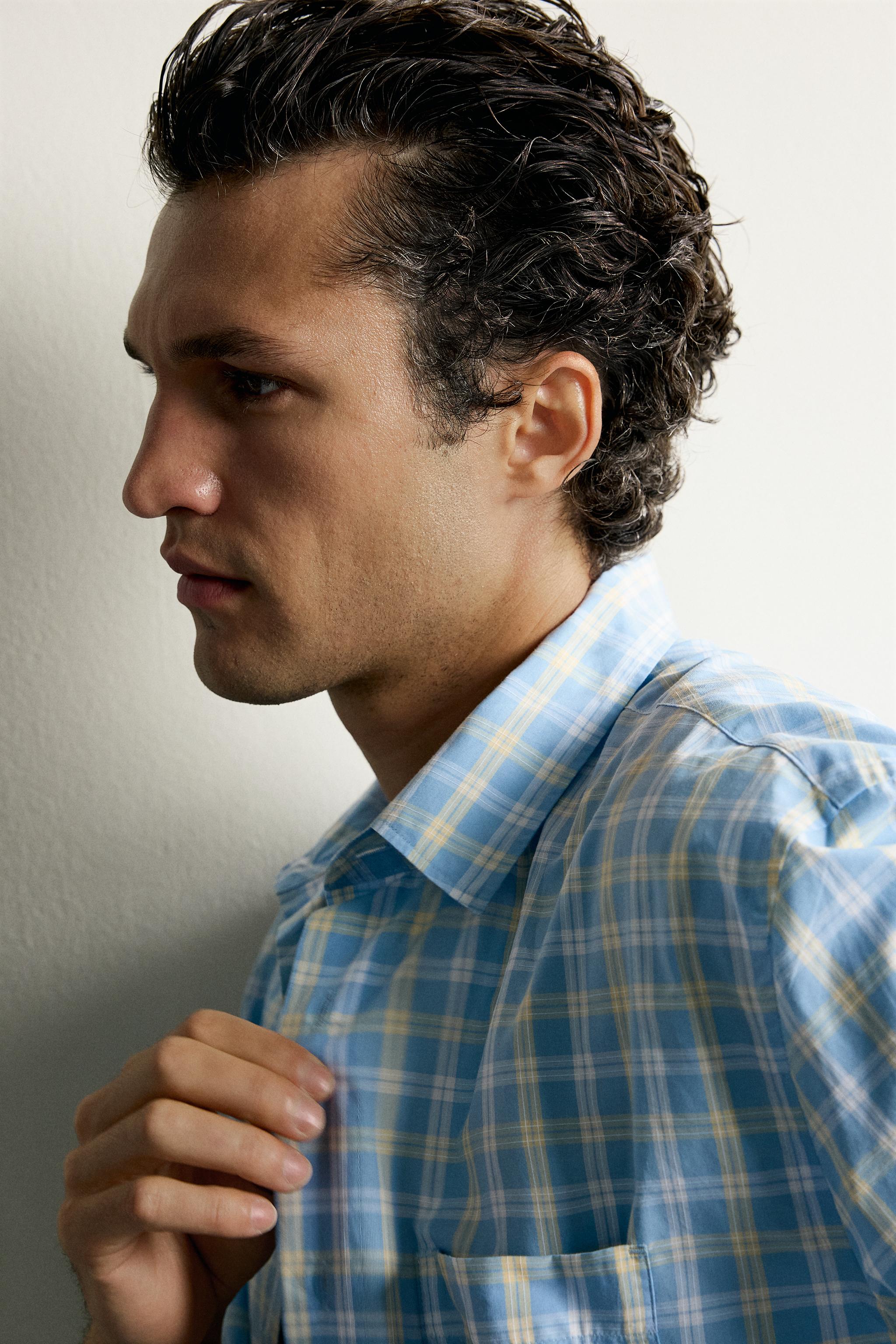 CHEMISE COUPE REGULAR À CARREAUX